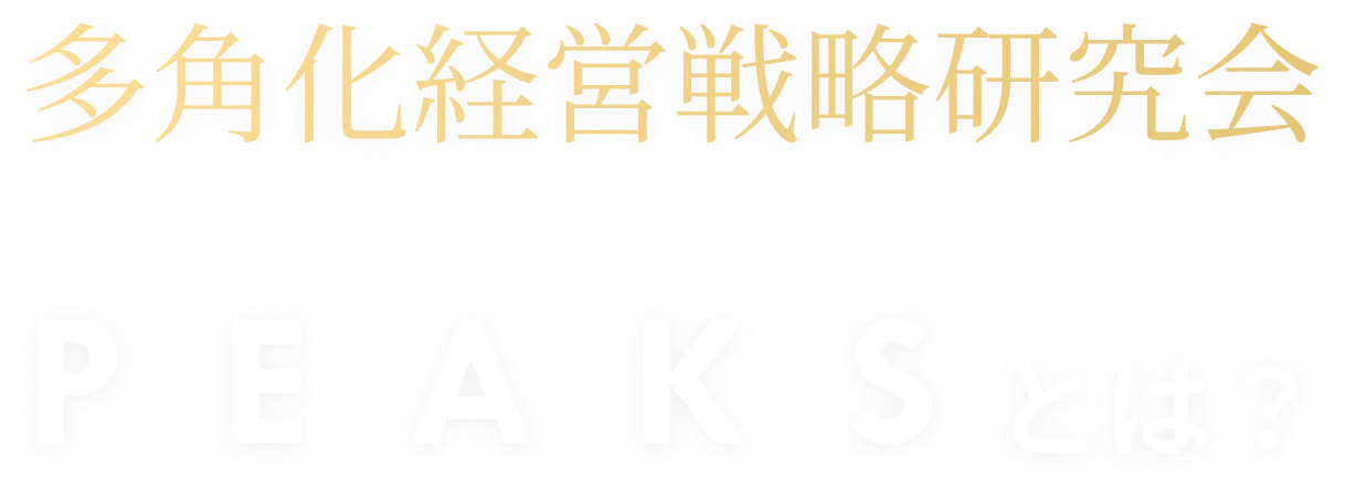 多角化経営戦略研究会ピークスとは?