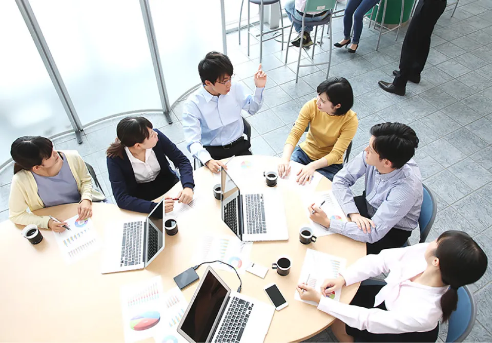 写真：事業多角化戦略のイメージ